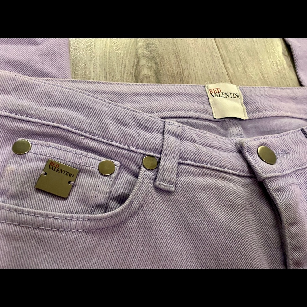 Red Valentino lilac denim size 28